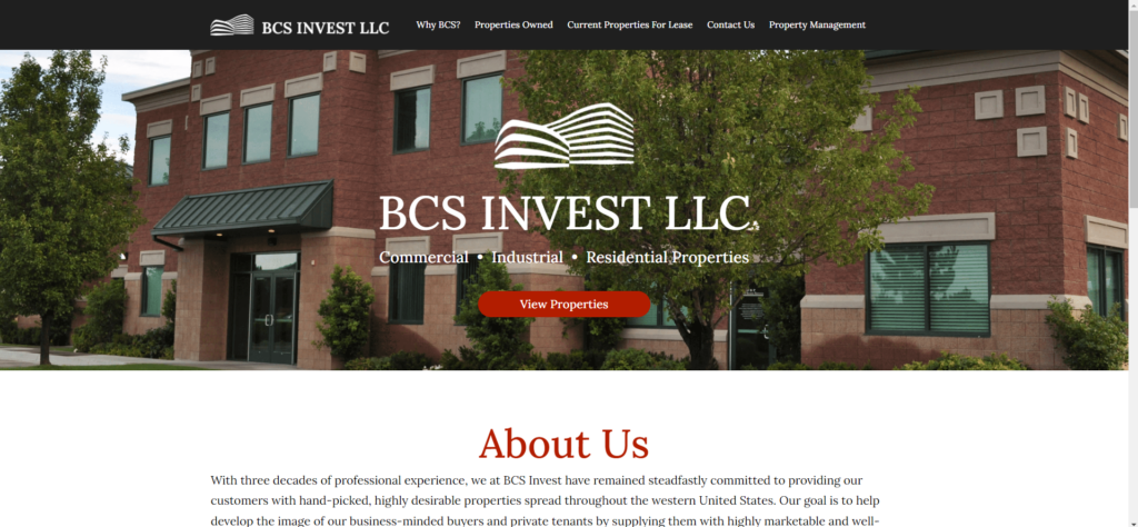 Ben Pinales Utah WordPress Development - BCS Invest